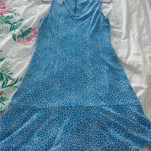 Tommy Bahama Blue Patterned Dress - Picture 8 of 8